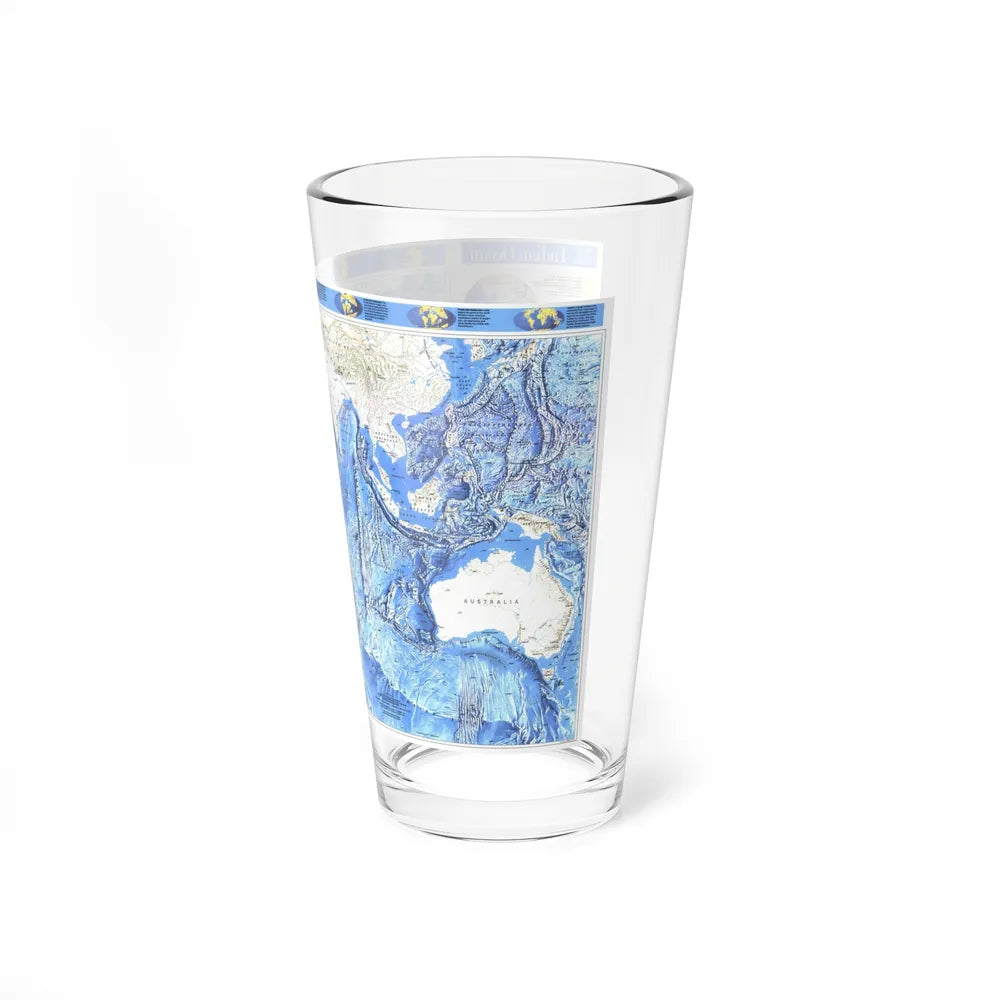 Indian Ocean (1992) (Map) Pint Glass 16oz-Go Mug Yourself