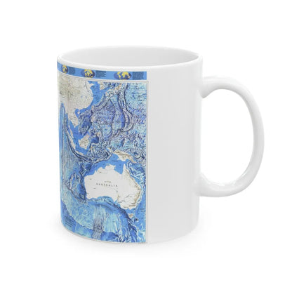 Indian Ocean (1992) (Map) White Coffee Mug-Go Mug Yourself