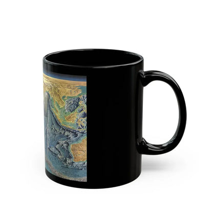 Indian Ocean Floor (1967) (Map) Black Coffee Mug - Go Mug Yourself