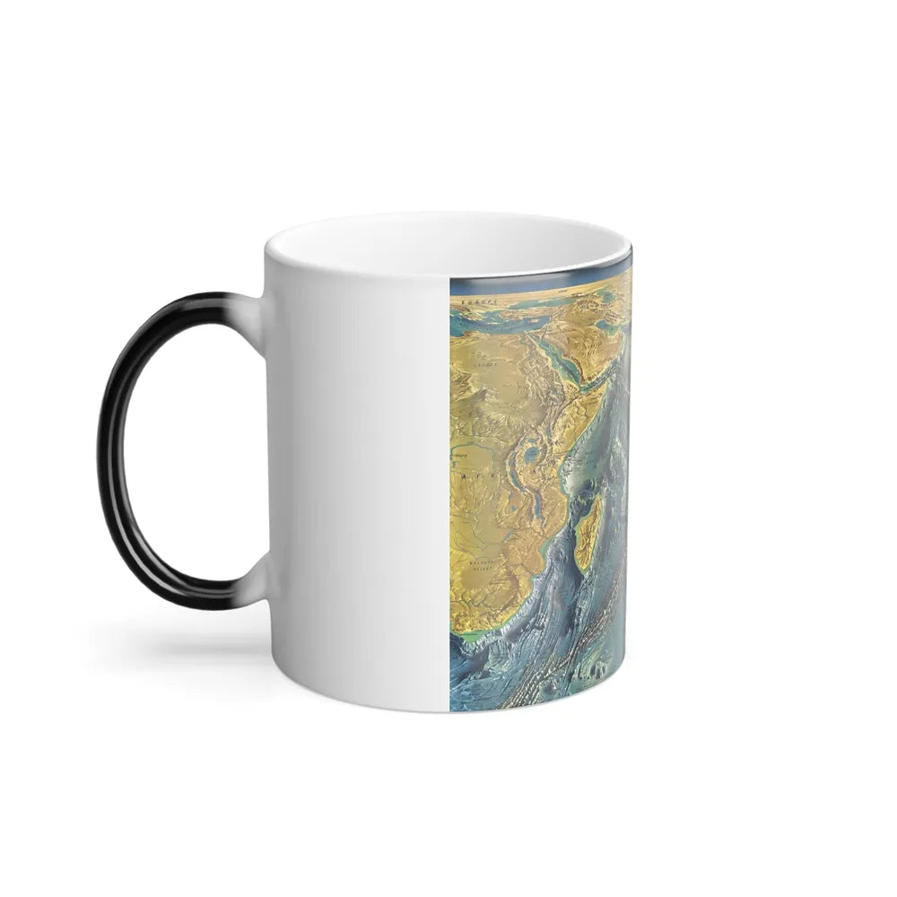 Indian Ocean Floor (1967) (Map) Color Changing Mug 11oz-Go Mug Yourself