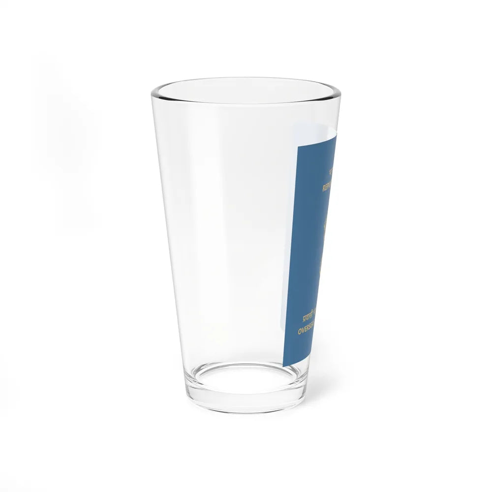 Indian Overseas Card - Pint Glass 16oz-Go Mug Yourself