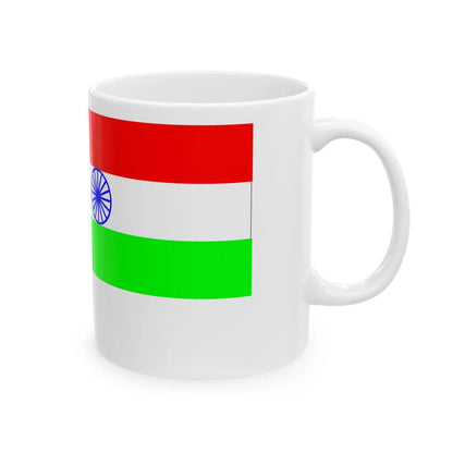 Indian tricolor (India) White Coffee Mug - Go Mug Yourself