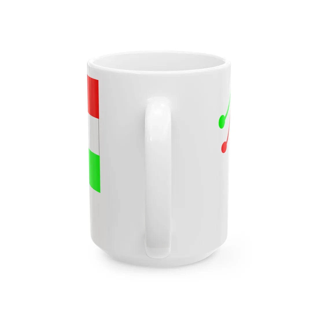 Indian tricolor (India) White Coffee Mug - Go Mug Yourself