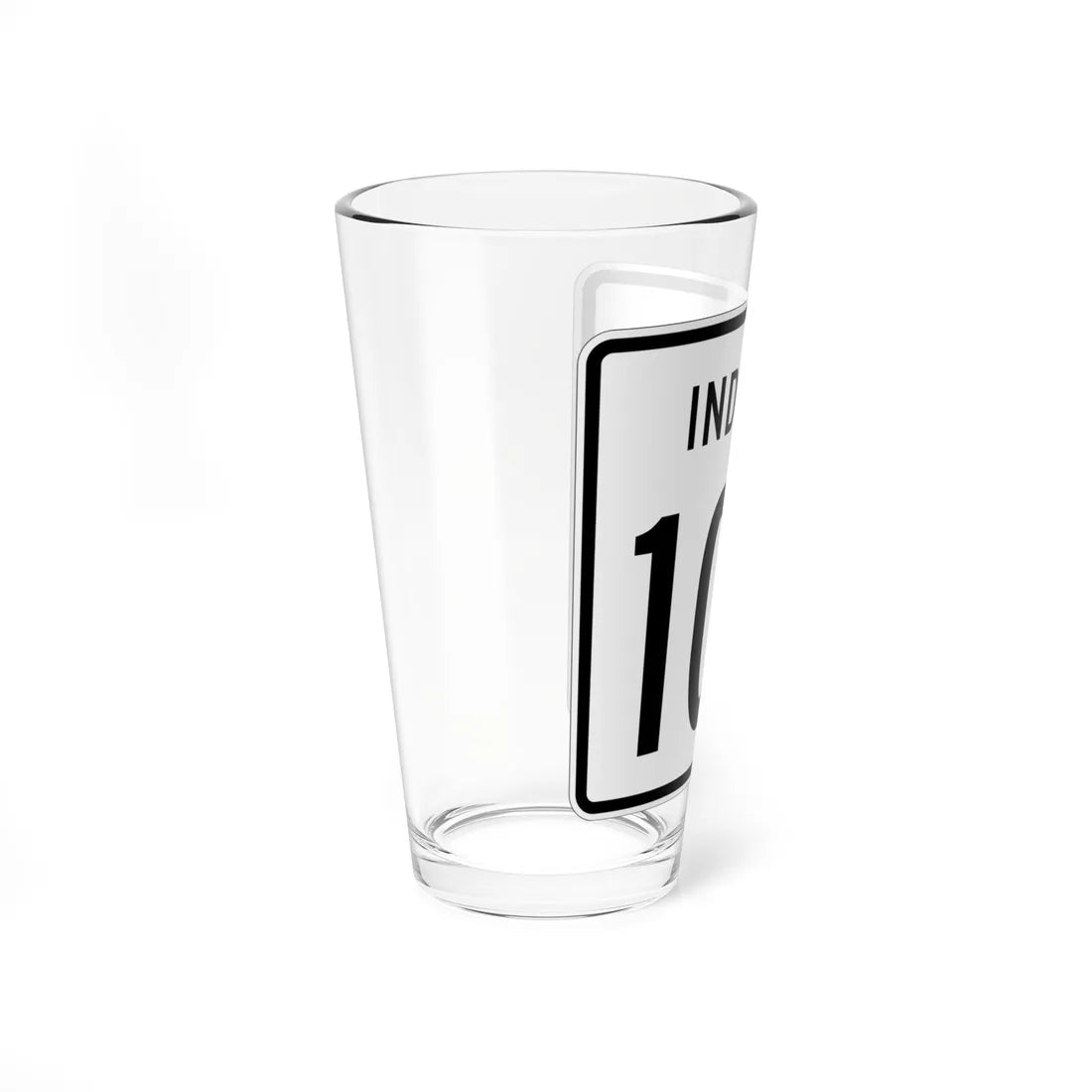 Indiana 100 1955 (Indiana) (Road Sign) Pint Glass 16oz - Go Mug Yourself