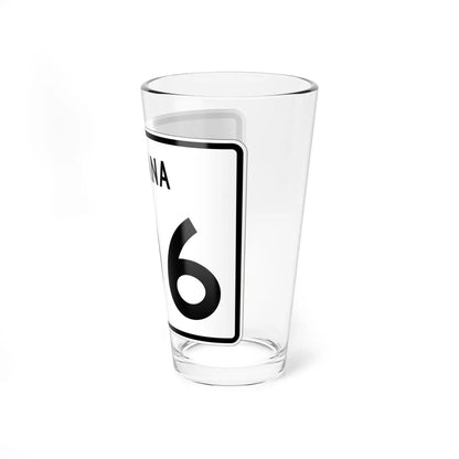 Indiana 106 (Indiana) (Road Sign) Pint Glass 16oz - Go Mug Yourself