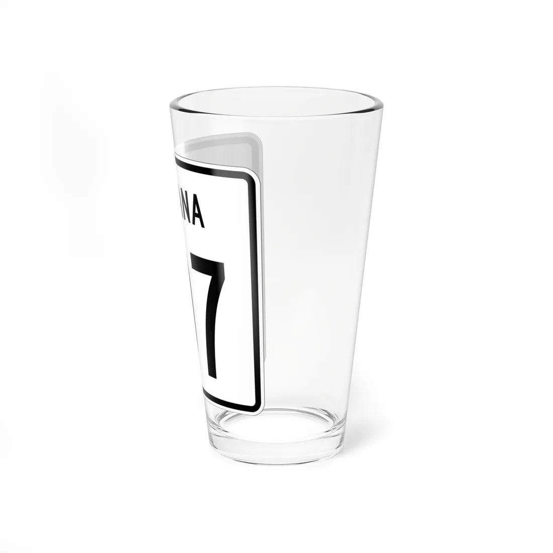 Indiana 107 1955 (Indiana) (Road Sign) Pint Glass 16oz - Go Mug Yourself
