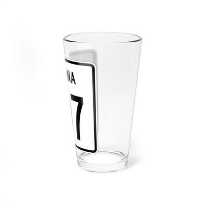 Indiana 107 1955 (Indiana) (Road Sign) Pint Glass 16oz - Go Mug Yourself