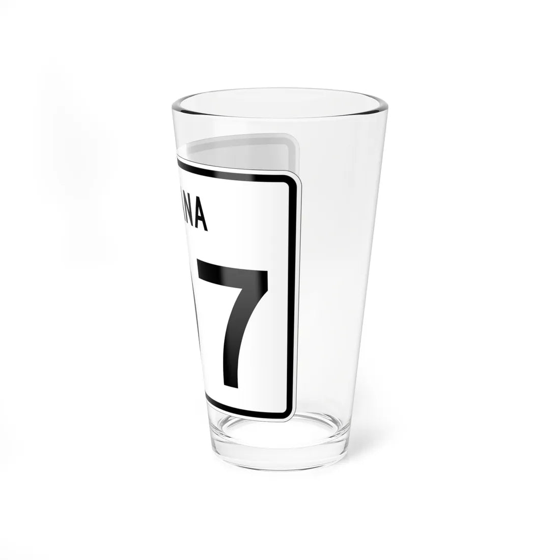 Indiana 107 (Indiana) (Road Sign) Pint Glass 16oz - Go Mug Yourself