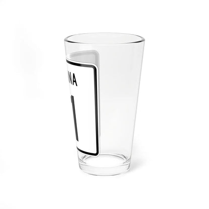 Indiana 11 (Indiana) (Road Sign) Pint Glass 16oz - Go Mug Yourself