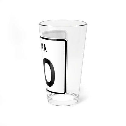 Indiana 110 (Indiana) (Road Sign) Pint Glass 16oz - Go Mug Yourself