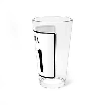 Indiana 111 (Indiana) (Road Sign) Pint Glass 16oz - Go Mug Yourself