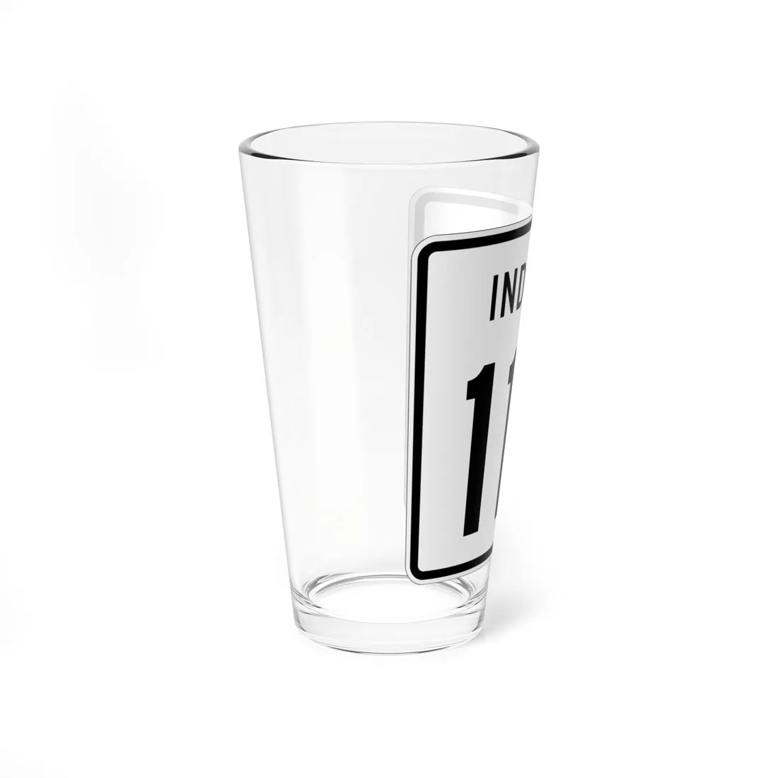 Indiana 112 1955 (Indiana) (Road Sign) Pint Glass 16oz - Go Mug Yourself
