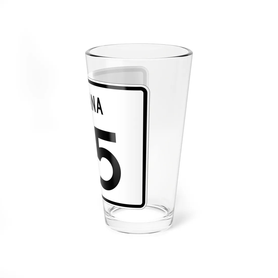 Indiana 115 (Indiana) (Road Sign) Pint Glass 16oz - Go Mug Yourself
