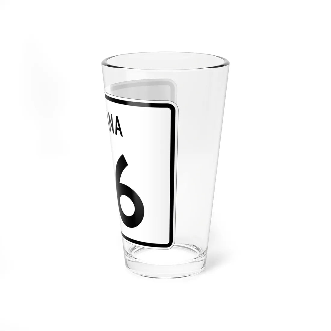 Indiana 116 (Indiana) (Road Sign) Pint Glass 16oz - Go Mug Yourself