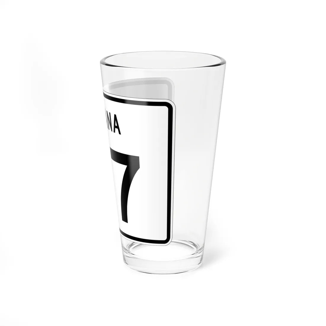 Indiana 117 (Indiana) (Road Sign) Pint Glass 16oz - Go Mug Yourself