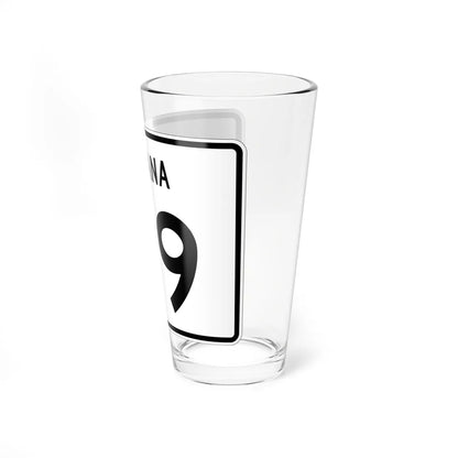 Indiana 119 (Indiana) (Road Sign) Pint Glass 16oz - Go Mug Yourself