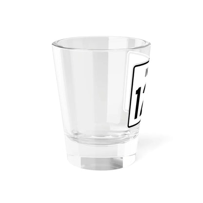 Indiana 128 (Indiana) (Road Sign) Shot Glass 1.5oz - Go Mug Yourself