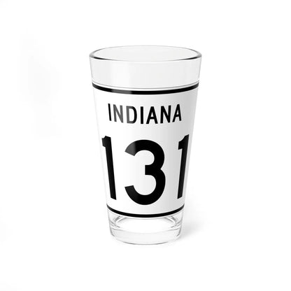 Indiana 131 (Indiana) (Road Sign) Pint Glass 16oz 16oz - Go Mug Yourself