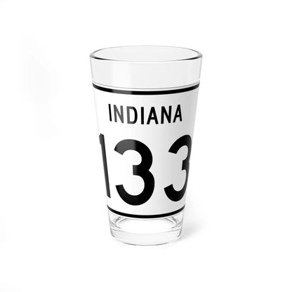 Indiana 133 (Indiana) (Road Sign) Pint Glass 16oz 16oz - Go Mug Yourself