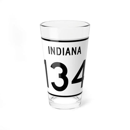 Indiana 134 (Indiana) (Road Sign) Pint Glass 16oz 16oz - Go Mug Yourself