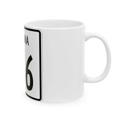 Indiana 146 1955 (Indiana) (Road Sign) White Coffee Mug - Go Mug Yourself