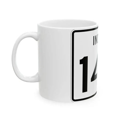 Indiana 149 (Indiana) (Road Sign) White Coffee Mug - Go Mug Yourself