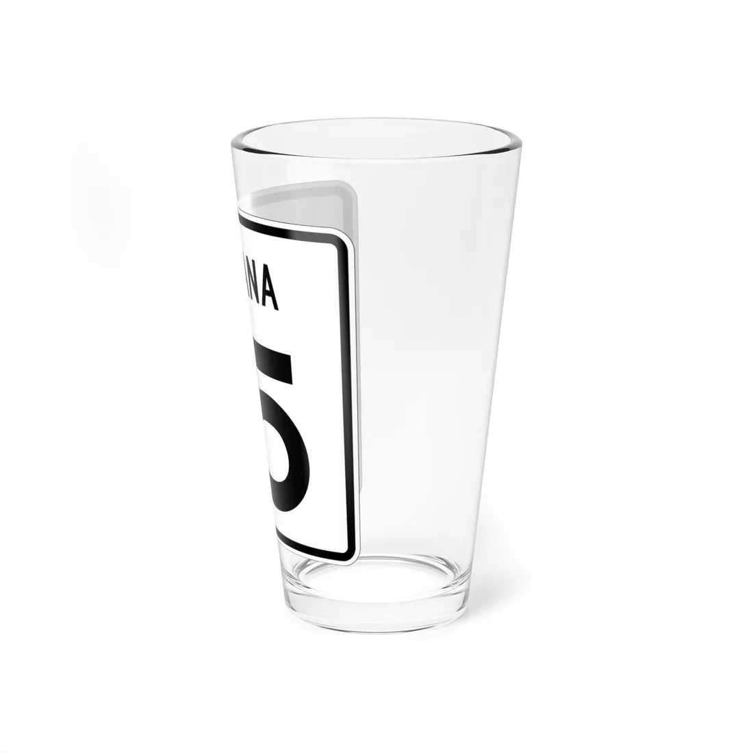 Indiana 15 1955 (Indiana) (Road Sign) Pint Glass 16oz - Go Mug Yourself