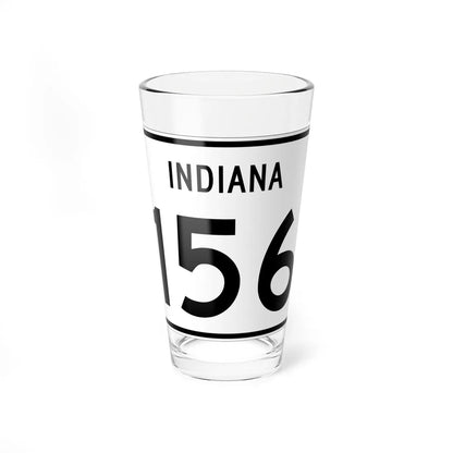 Indiana 156 (Indiana) (Road Sign) Pint Glass 16oz 16oz - Go Mug Yourself