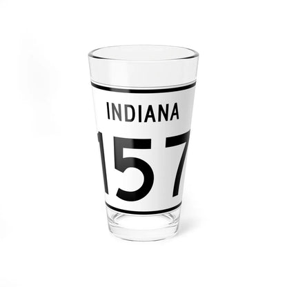 Indiana 157 (Indiana) (Road Sign) Pint Glass 16oz 16oz - Go Mug Yourself