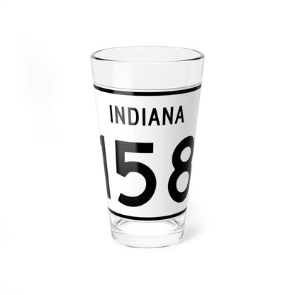 Indiana 158 (Indiana) (Road Sign) Pint Glass 16oz 16oz - Go Mug Yourself