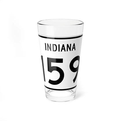 Indiana 159 (Indiana) (Road Sign) Pint Glass 16oz 16oz - Go Mug Yourself