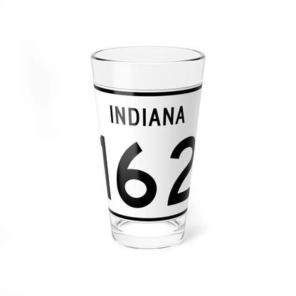 Indiana 162 (Indiana) (Road Sign) Pint Glass 16oz 16oz - Go Mug Yourself