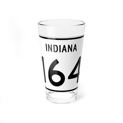Indiana 164 (Indiana) (Road Sign) Pint Glass 16oz 16oz - Go Mug Yourself