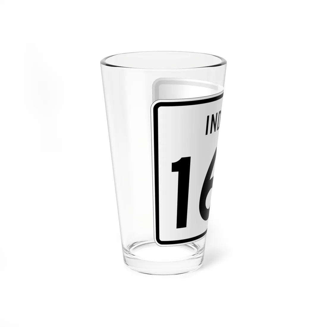 Indiana 165 (Indiana) (Road Sign) Pint Glass 16oz - Go Mug Yourself