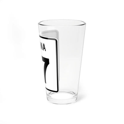 Indiana 17 1955 (Indiana) (Road Sign) Pint Glass 16oz - Go Mug Yourself