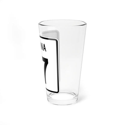 Indiana 17 (Indiana) (Road Sign) Pint Glass 16oz - Go Mug Yourself