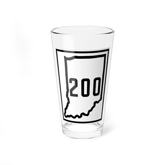 Indiana 200 1926 (Indiana) (Road Sign) Pint Glass 16oz 16oz - Go Mug Yourself