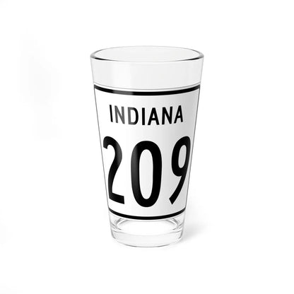 Indiana 209 1955 (Indiana) (Road Sign) Pint Glass 16oz 16oz - Go Mug Yourself