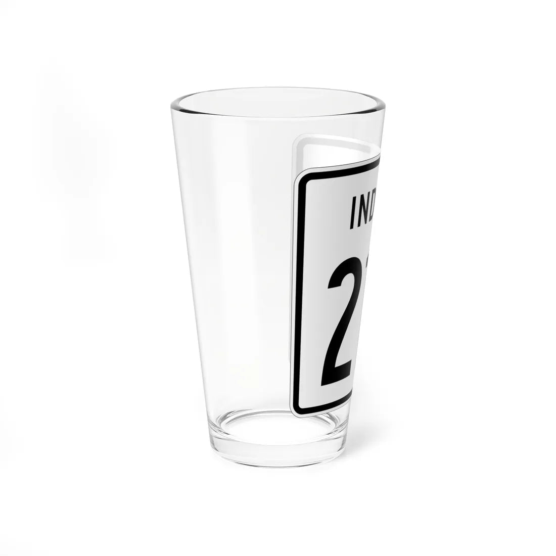 Indiana 210 1955 (Indiana) (Road Sign) Pint Glass 16oz - Go Mug Yourself