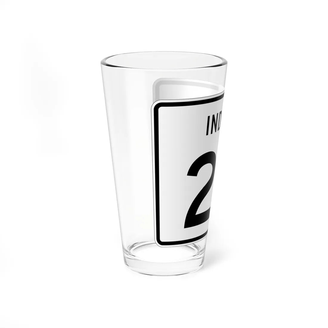 Indiana 211 (Indiana) (Road Sign) Pint Glass 16oz - Go Mug Yourself
