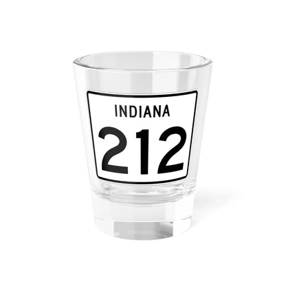Indiana 212 (Indiana) (Road Sign) Shot Glass 1.5oz 1.5oz - Go Mug Yourself
