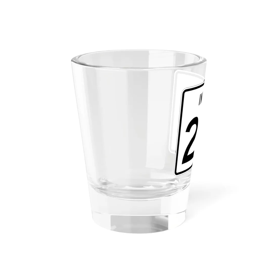 Indiana 218 (Indiana) (Road Sign) Shot Glass 1.5oz - Go Mug Yourself