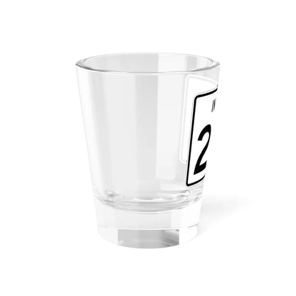Indiana 218 (Indiana) (Road Sign) Shot Glass 1.5oz - Go Mug Yourself