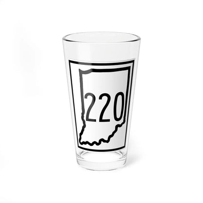Indiana 220 1948 (Indiana) (Road Sign) Pint Glass 16oz 16oz - Go Mug Yourself