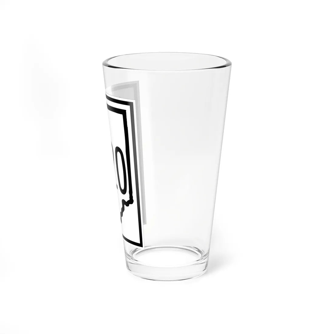 Indiana 220 1948 (Indiana) (Road Sign) Pint Glass 16oz - Go Mug Yourself