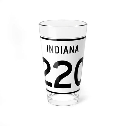 Indiana 220 (Indiana) (Road Sign) Pint Glass 16oz 16oz - Go Mug Yourself