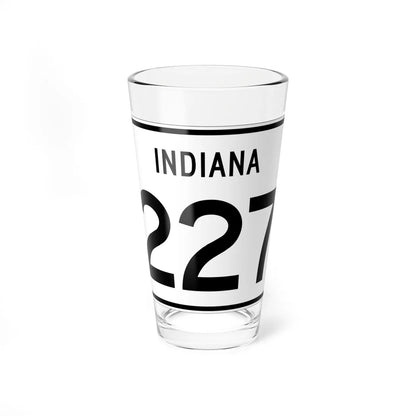 Indiana 227 (Indiana) (Road Sign) Pint Glass 16oz 16oz - Go Mug Yourself