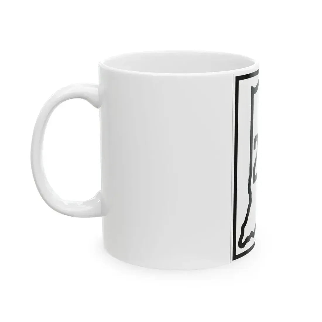 Indiana 230 1926 (Indiana) (Road Sign) White Coffee Mug - Go Mug Yourself