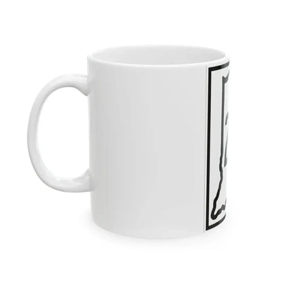 Indiana 231 1948 (Indiana) (Road Sign) White Coffee Mug - Go Mug Yourself