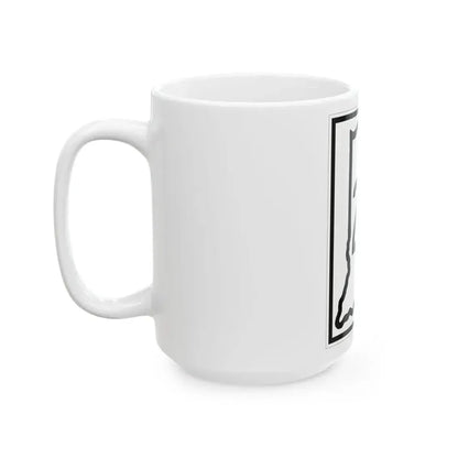 Indiana 231 1948 (Indiana) (Road Sign) White Coffee Mug - Go Mug Yourself